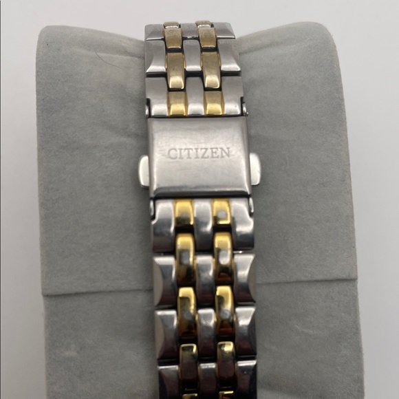 Citizen Eco-Drive Blue and Gold Watch main image 5